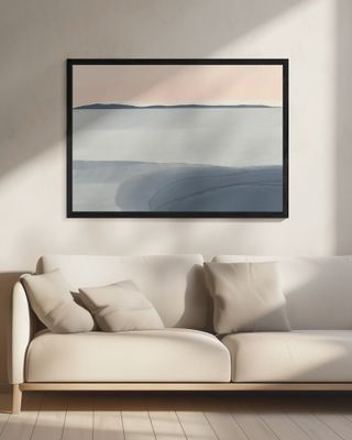 Plain Seascape Muted Washed
