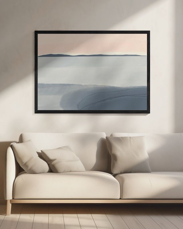 Plain Seascape Muted Washed