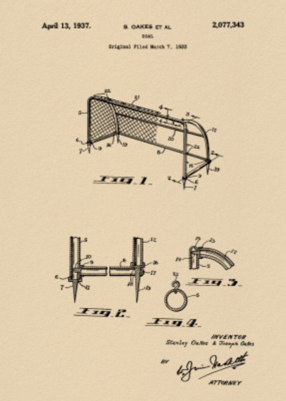 Goal Patent 1933