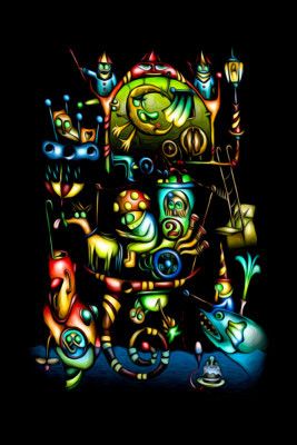 A mushroom cabbie, at sea - No. 3