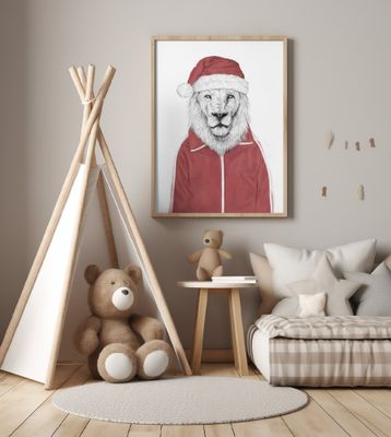 Santa lion