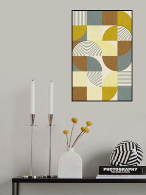 Palm Springs Desert Shapes Mustard