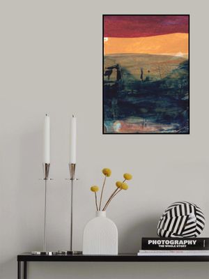 Blend Of Earthy Tones And Vibrant Teal