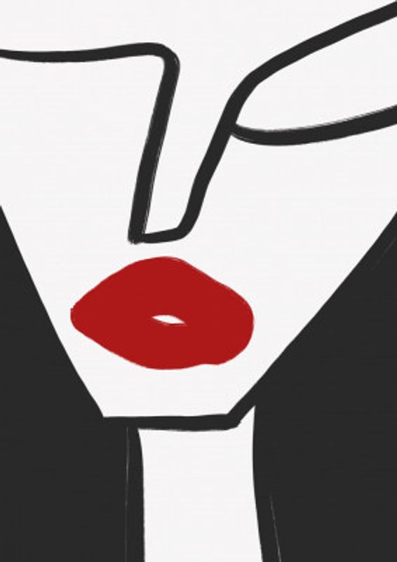 Bold Red Lips