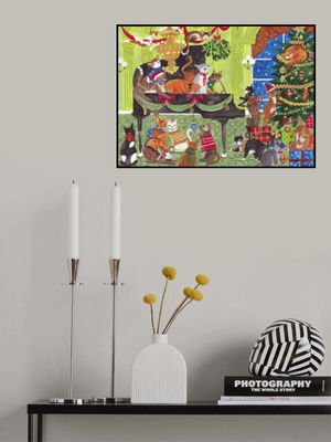 Cats playing piano Christmas