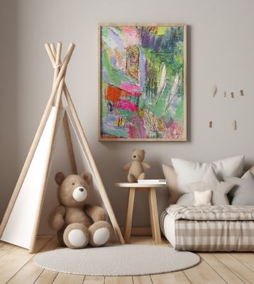 Vivid Abstract Neighborhood