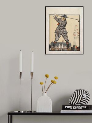 Man Swinging Golf Club (1915)