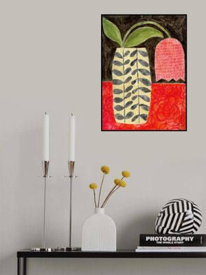 Red Tulip In A Modern Vase