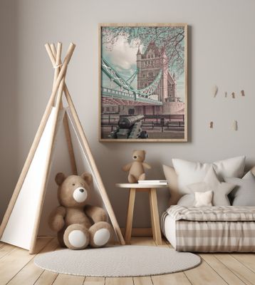 LONDON Tower Bridge in Detail | urban vintage style