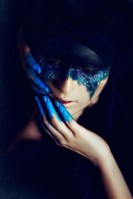 Mystic Blue Gaze