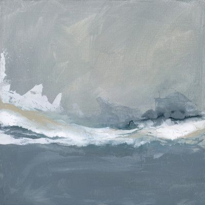 Dynamic Ocean Waves Under a Cloudy Sky