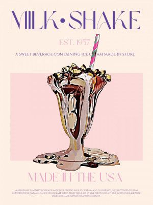 Milkshake Print