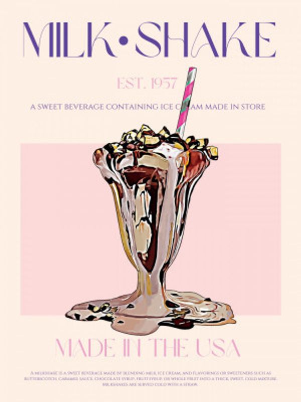 Milkshake Print