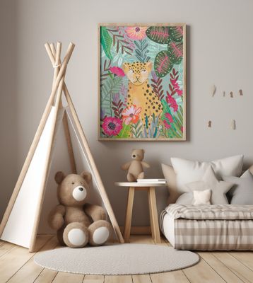 Leopard in the Jungle