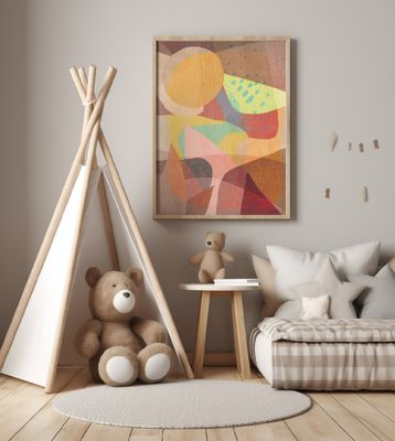 Pastel Shapes &amp; Watermelon