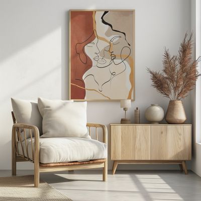Earthy Line Faces