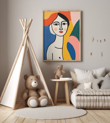 Portrait of a Indian lady