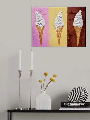 Ice Creams On Neapolitan