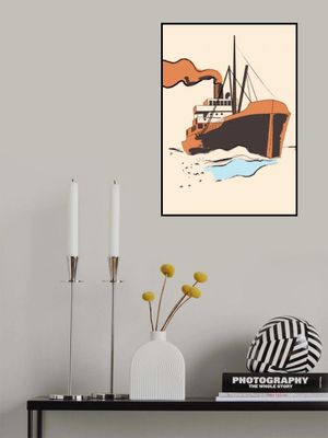 Comic Book Sailing Ship