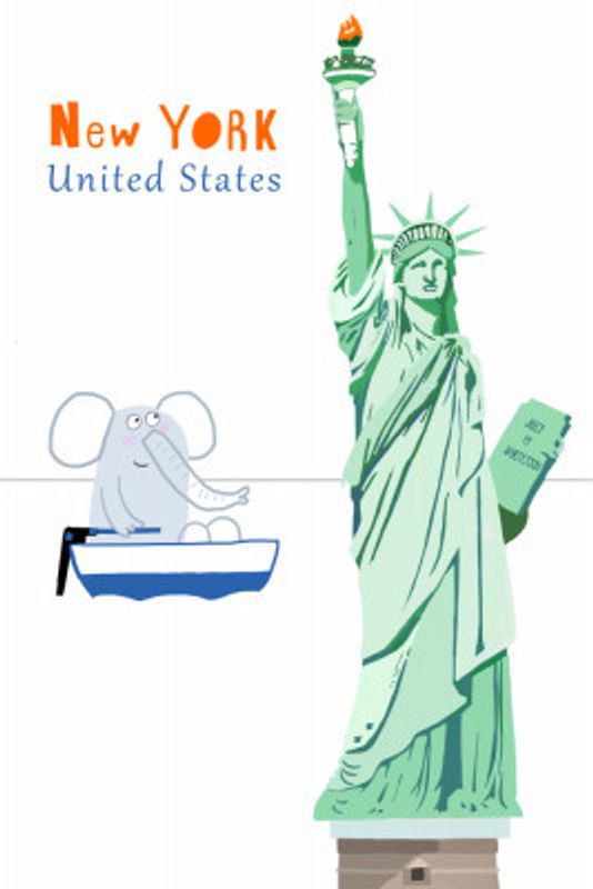 "LANDMARK25" Statue of Liberty, New York. USA