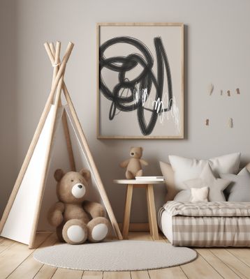 Sweeping Black and White Lines