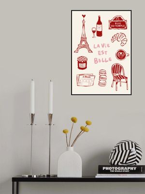 La Vie Est Belle - Paris Poster