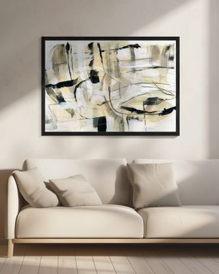 Black and White Textured Shapes 4