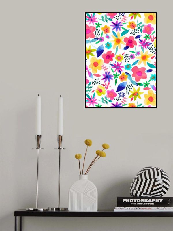 Summer Colorful Naive Floral