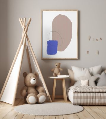 Organic Shapes And Earthy Tones