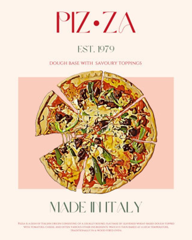 Slice of Italian Pizza