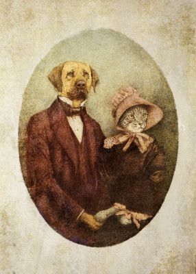 Victorian-style Portrait Couple