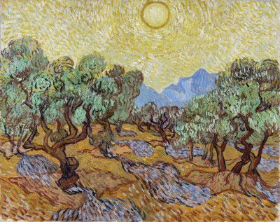 Vincent Van Gogh's Olive Trees (1889)
