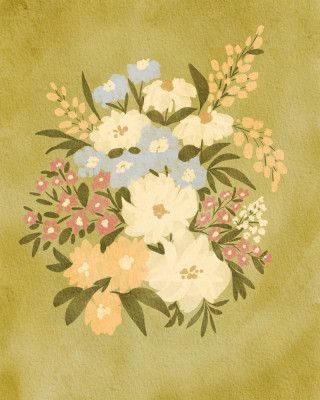 painterly florals