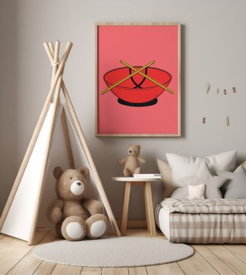 Empty Bowl Of Noodles