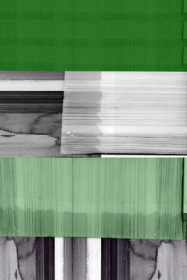 Abstract Black White Green Grey 1