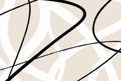 Black Lines On A Neutral Beige Background