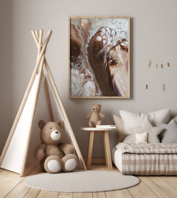 Rustic Abstract  - Graceful Flow