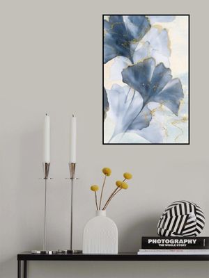 Blue Ginkgo Leaves 2