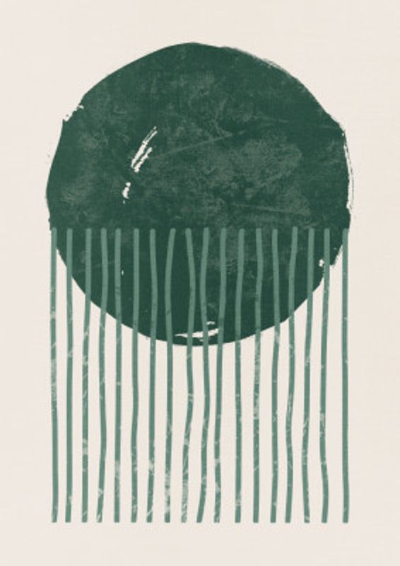 Emerald Round Jellyfish