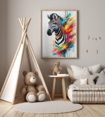 Colorful Zebra