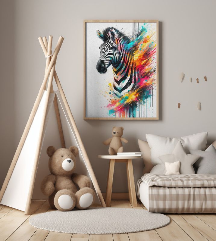 Colorful Zebra