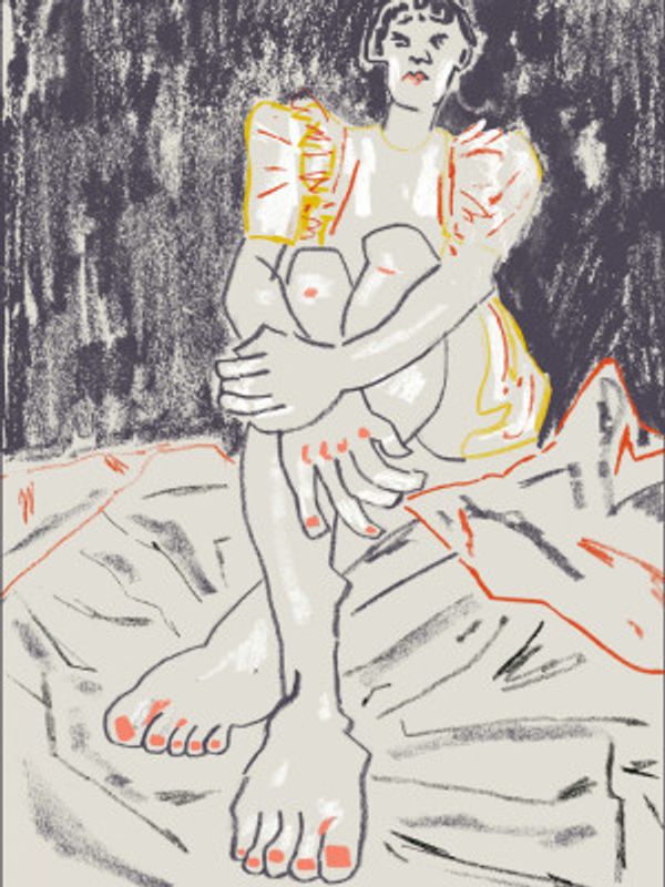 The Girl In The Yellow Dress Dark