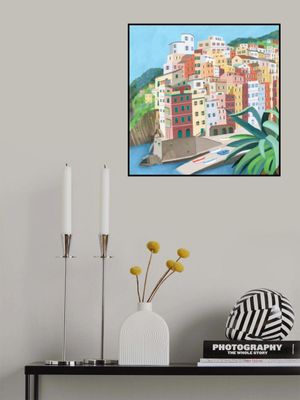 Riomagiore Coastal Village, Italy by Artist Carla Daly