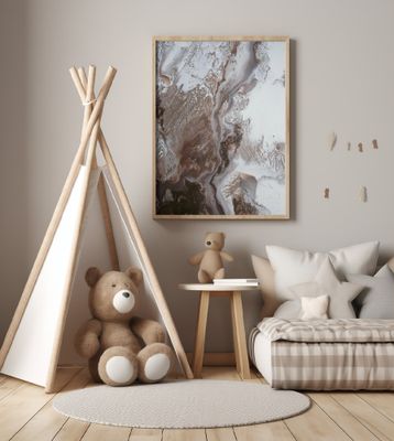 Timeless Art -Earthly Currents 2 - earth marble