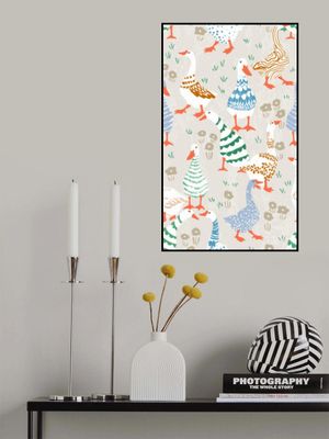 Colorful Patterned Geese