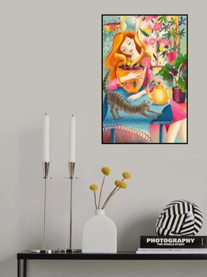 Morning Tea and Cat Stretch