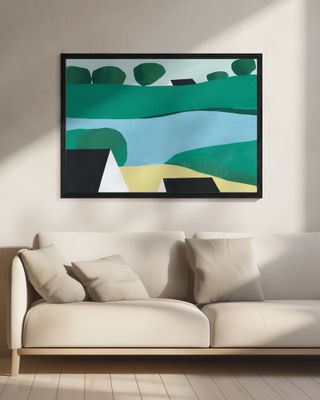 Serene Hillside View