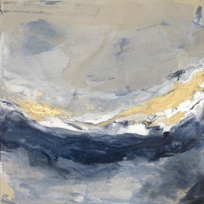 Layers of Blue Gray and Gold Tones