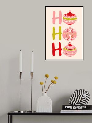 HoHoHo Cheerful little Christmas Illustration