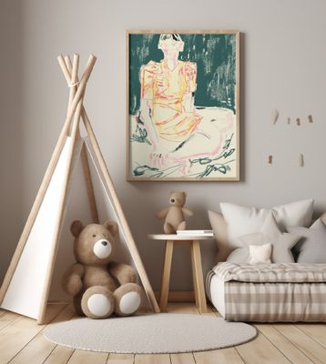 The Girl In Orange Dress